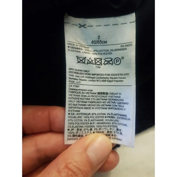 Banana Republic Womens Dress Size 2 Strapless Peplum Pucker Blue Mini Cocktail - Picture 10 of 12